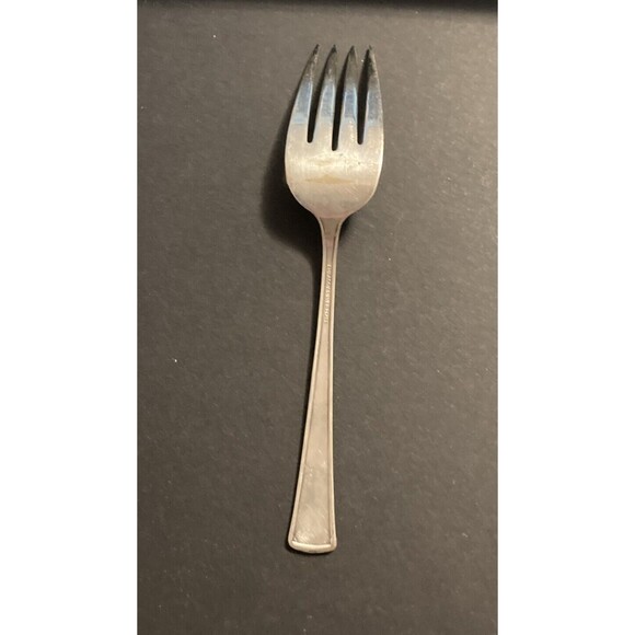 Bouquet  Embassy 1939 Large Serving Salad Fork Silverplate - Picture 4 of 7